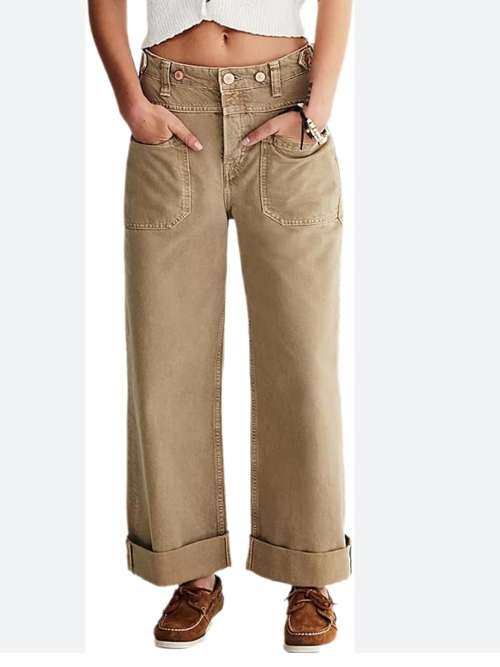 We the free Palmer cuff jeans